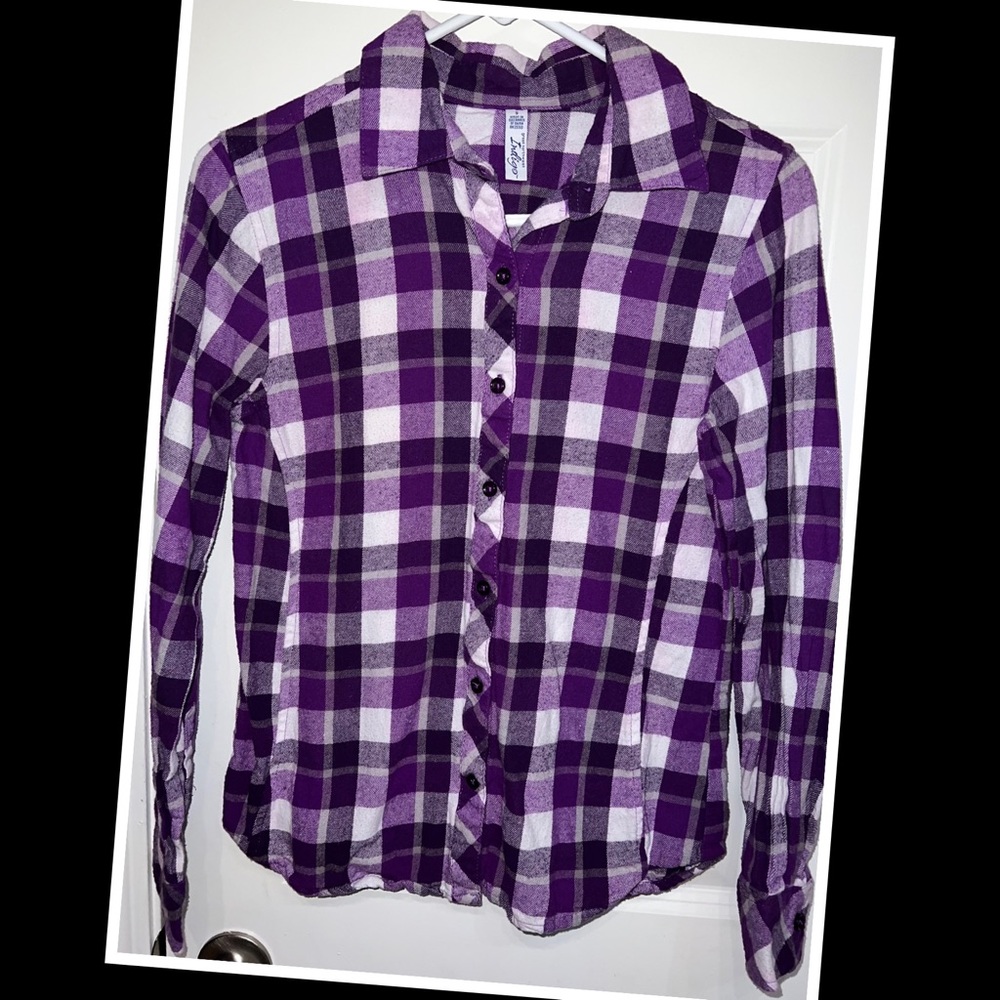 •3/$20 Indigo women’s flannel 💜EUC💜